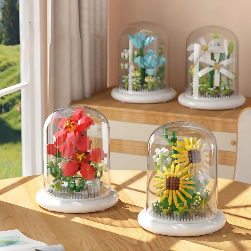 2+1 GRATIS! Bloemenbox™ | Puzzel Bloem In Glas